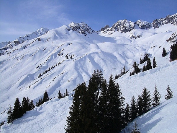 Freeride Skiing in Solded, Austria