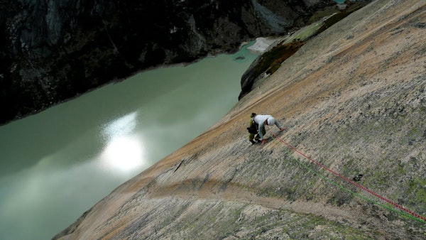 Rock climbing near Zurich, Switzerland