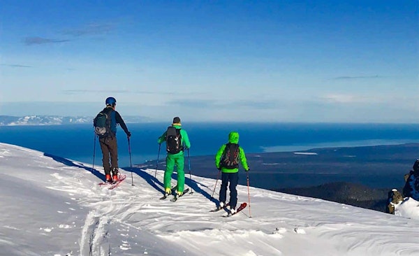 Baikal Lake ski touring