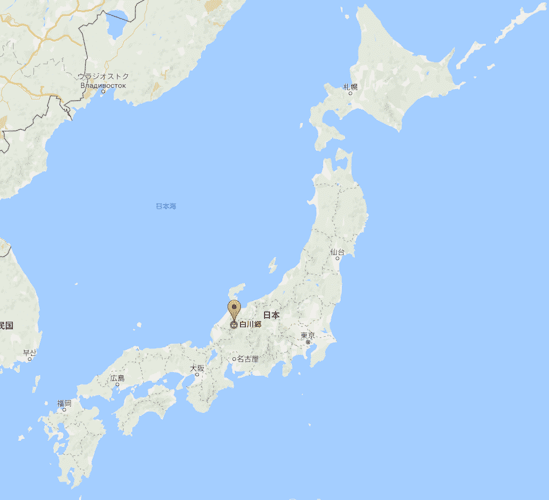 Shirakawago Location