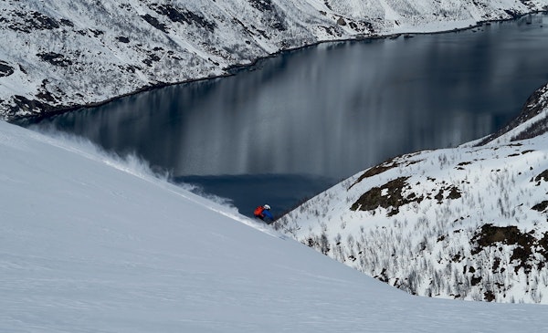 Backcountry skiing in Finnmark