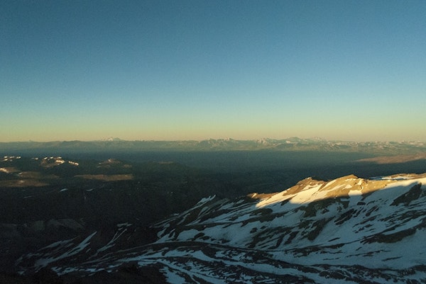 Sunrise over Cordillera del Viento