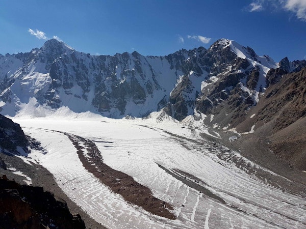Iced peaks in Kyrgyzstan