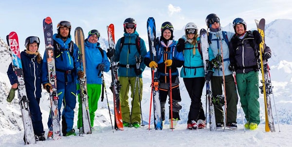Ski touring ISTA course
