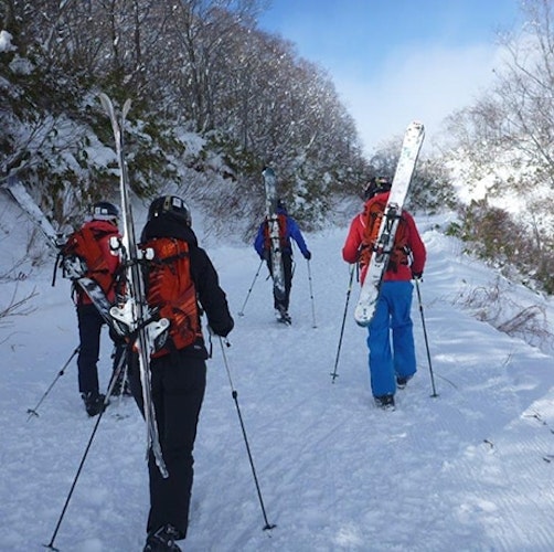 Hakuba skiing lines