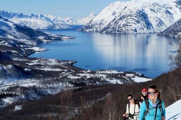 Ski touring in Finnmark with Fred