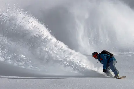 Vogel off piste snowboarding in Triglav National Park