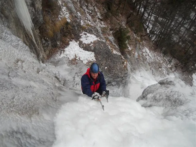 Ice climbing in Slovenia, Mount Triglav