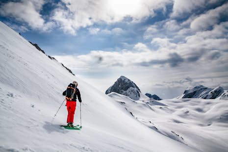 Freeride skiing in Vogel, inside Triglav National Park