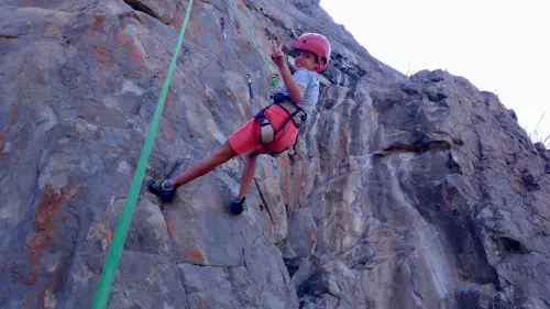 Multi-adventure for families in the Canary Islands (Spain): Rock climbing and rappelling in Adeje, Tenerife