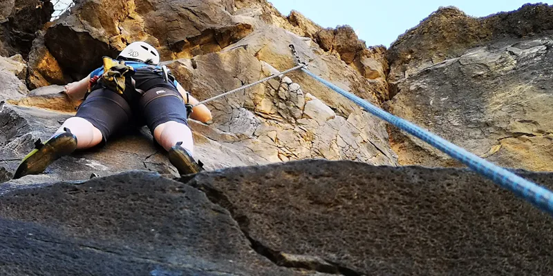 Rock climbing in Tenerife