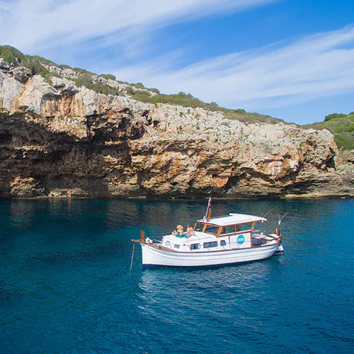 Deep-water soloing on Menorca