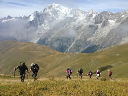 8-day Chamonix-based “Tour du Mont Blanc” trek in the Alps