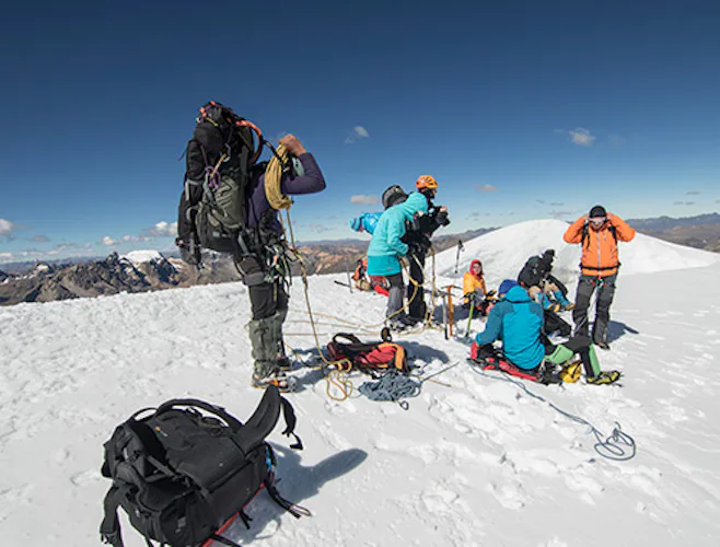 10-day Expedition in the Cordillera Huayhuash, Pumarinri (5,450m)