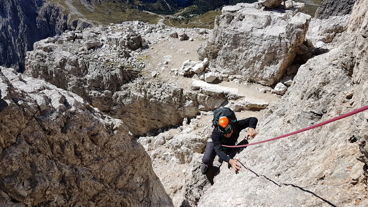 climbing Cima Grande di Lavaredo