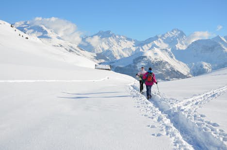 Snowshoeing Week in Vallée de la Clarée from Nevache (French Alps)