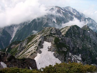 Climbing Mount Hakuba from Sarukura in 2 days, Japanese Alps