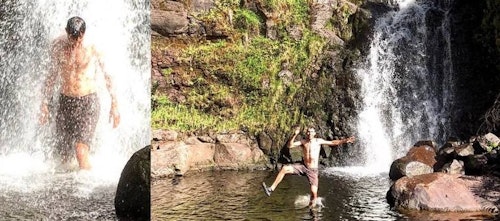Hike to Sleeping Giant in Kauai and Waterfall Swim