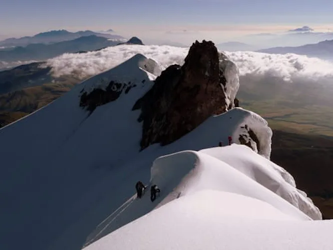 climb Iliniza South in Ecuador