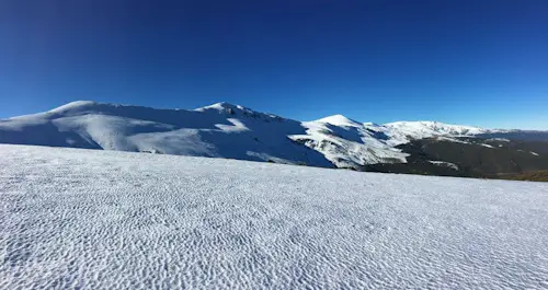 Snowshoeing on Morrón del Mediodía, Sierra Nevada