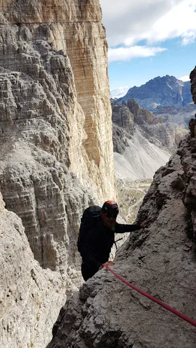 One-day winter climbing Cima Grande di Lavaredo