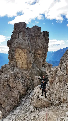 climbing Cima Grande di Lavaredo
