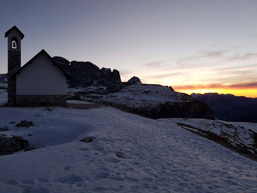 One-day winter climbing Cima Grande di Lavaredo