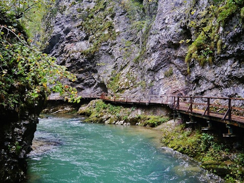 Canyoning adventure in Bled, Slovenia