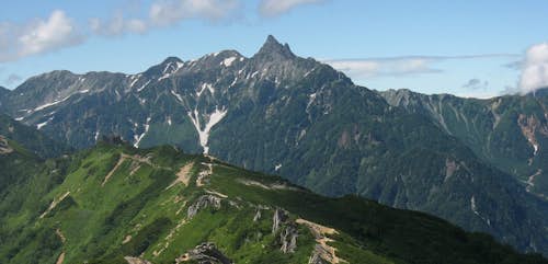 North Japan Alps panoramic hiking route