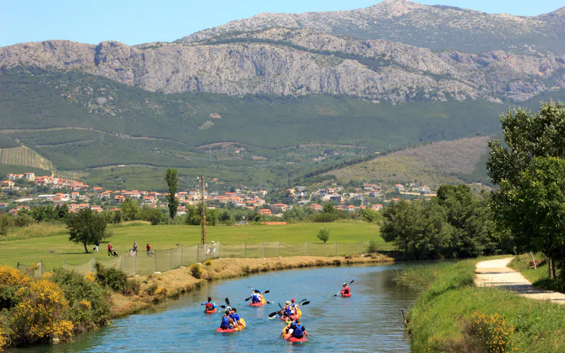 Kayaking along the Dalmatian Coast near Split, Croatia (Half-day)