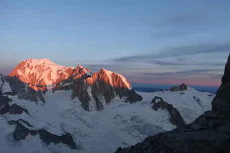 2-day ascent to Dent du Geant, Mont Blanc