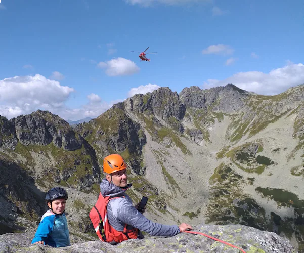 climbing in the Tatra Mountains