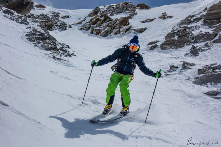 Freeride Skiing Monterosa