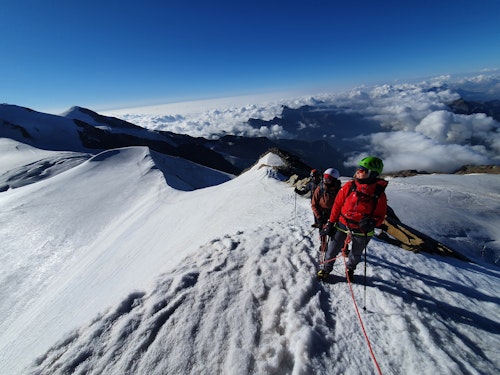 Climbing in Monte Rosa: Castor and Pollux