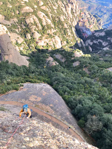 rock climbing Montserrat