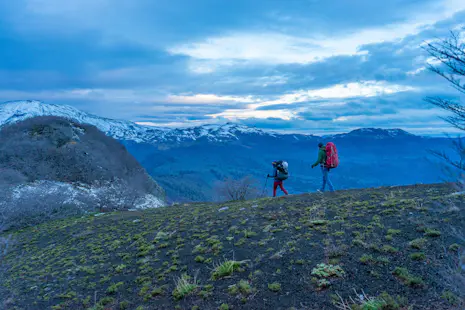 Villarrica Hiking Traverse in the Chilean Andes