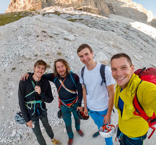 Dolomites group climb