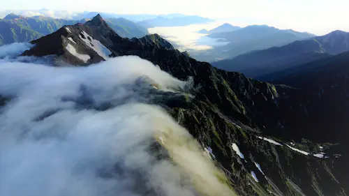 Trekking traverse in Japan North Alps (Mount Yari, Tsubakuro, and Otensho)