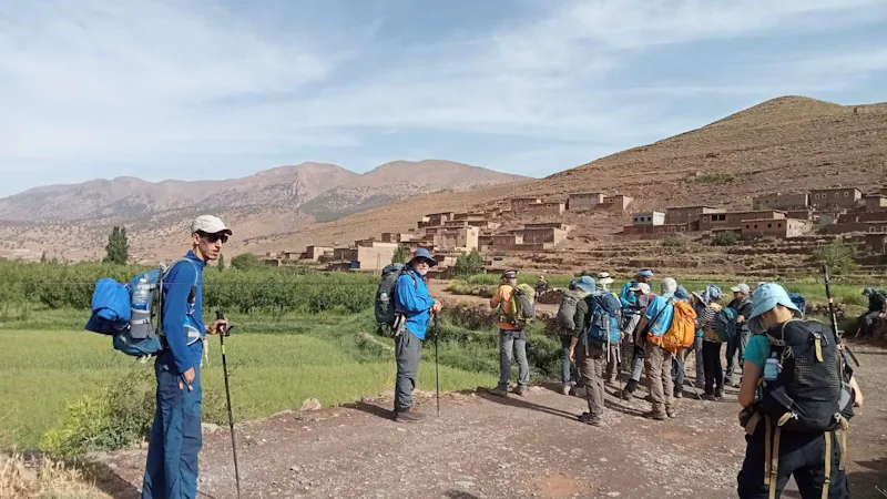 Pueblos bereberes y Trekking en el Monte M'Goun en Marruecos