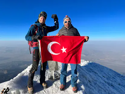 Climbing Mount Ararat in Turkey