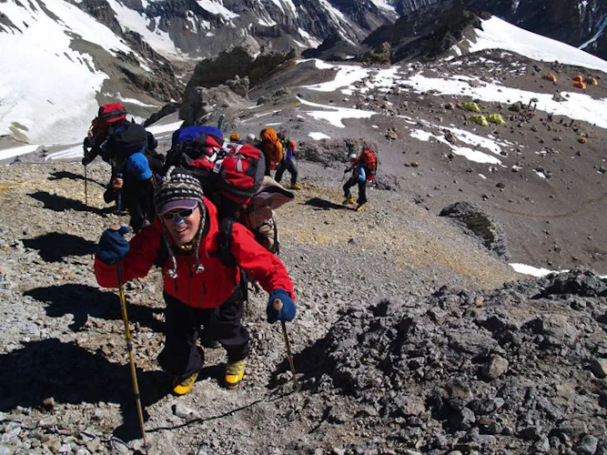 Aconcagua guided climb in only 12 days