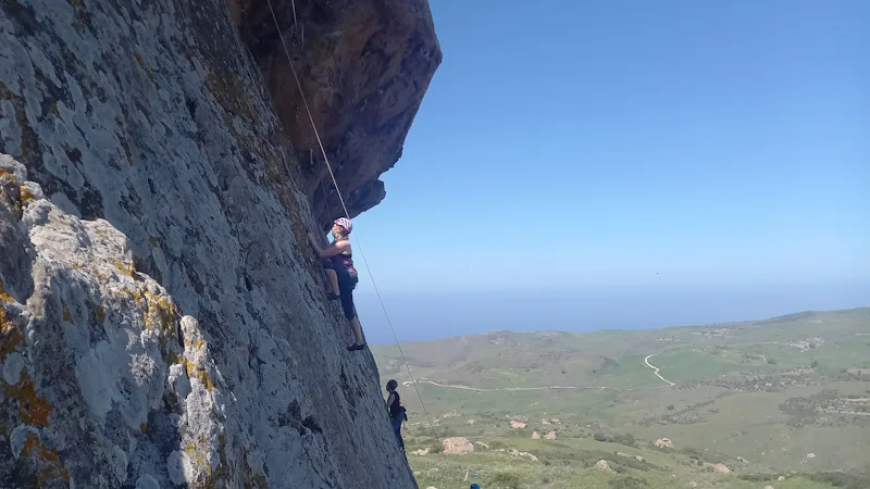 Cyprus rock climb