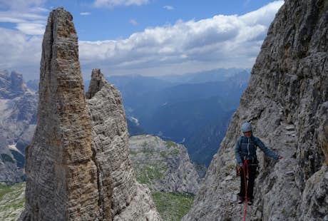 Rock Climbing Guided Tour in the Dolomites