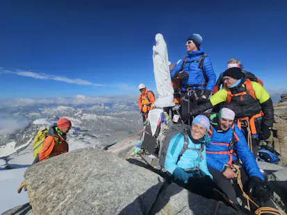 Cumbre del Gran Paradiso en el Valle de Aosta