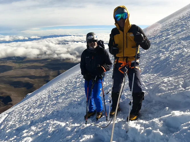 Ascent to Chimborazo in Ecuador