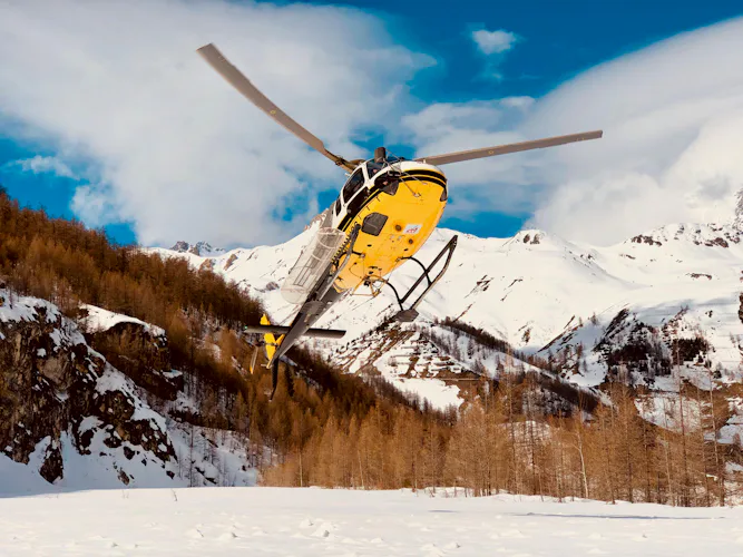 Héliski avec un guide au départ de Val d'Isère