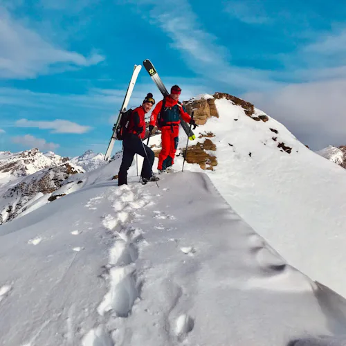 La Rosiere guided backcountry skiing