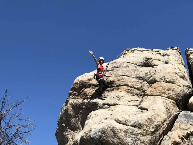 Climbing in Holcomb Valley