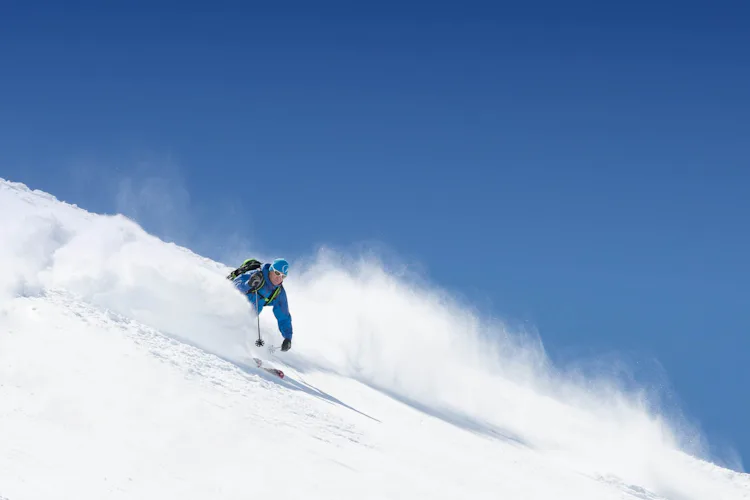 Silvretta Alps skiing