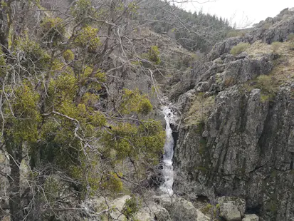 Trekking in Purgatorio Waterfall, Sierra de Guadarrama